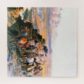 “De aanval plannen” van Charles M Russell Legpuzzel (Horizontaal)