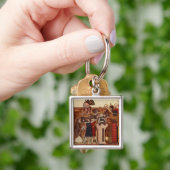 De aanval van Crusader op Jeruzalem Sleutelhanger (Hand)