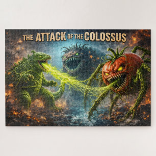 De aanval van de Colossus mutant groente 1014 stuk Legpuzzel