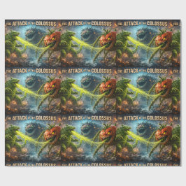 De aanval van de Colossus mutant groente 40 mat wr Cadeaupapier