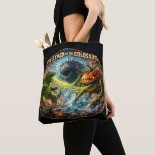 De aanval van de Colossus mutant groente medium sh Tote Bag