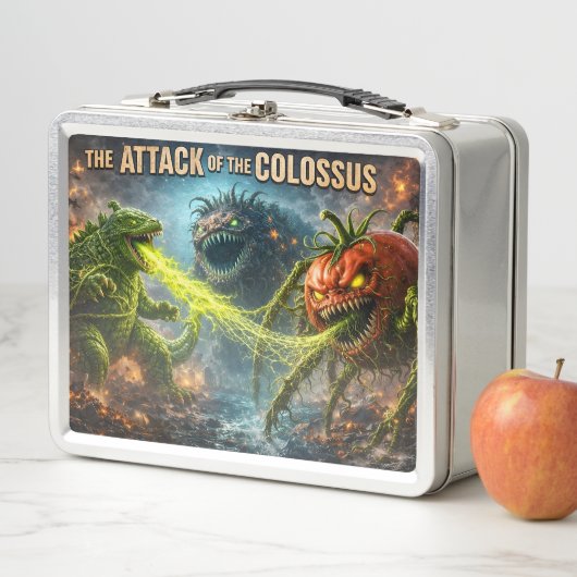 De aanval van de Colossus mutant groente metaal ma (In situ)