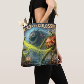 De aanval van de kolossale mutant groente overal tote bag (Dichtbij)