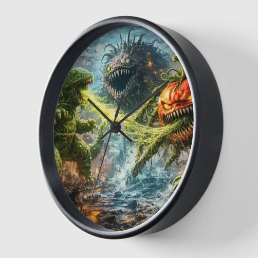 De aanval van de kolossale ronde zwarte houten muu (Hoek)