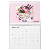 De Aanval van het Voedsel van Kawaii! 2011 Kalender (Mar 2026)