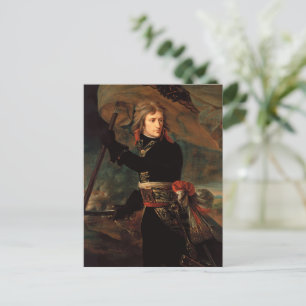 De aanval van Napoleon Bonaparte tijdens de slag b Briefkaart