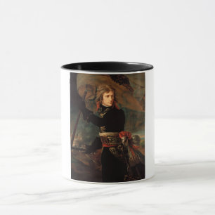 De aanval van Napoleon Bonaparte tijdens de slag b Mok