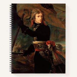 De aanval van Napoleon Bonaparte tijdens de slag b Notitieboek