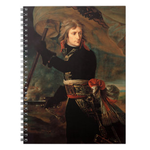 De aanval van Napoleon Bonaparte tijdens de slag b Notitieboek