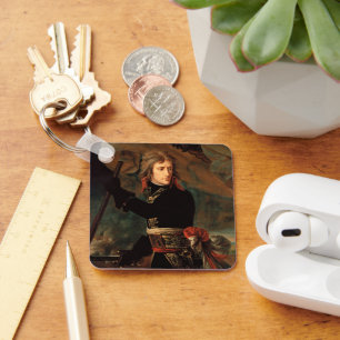 De aanval van Napoleon Bonaparte tijdens de slag b Sleutelhanger