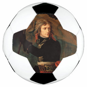 De aanval van Napoleon Bonaparte tijdens de slag b Voetbal
