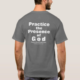 De aanwezigheid van God oefenen T-shirt