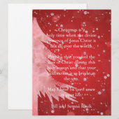 De aanwezigheid van Jezus Kerstkaart (Voorkant / Achterkant)