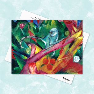 De aap Abstracte Franz Marc Briefkaart