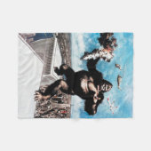 de aap Fleece Deken (Voorkant (Horizontaal))