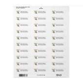 De aap hangt daar in etiket (Full Sheet)