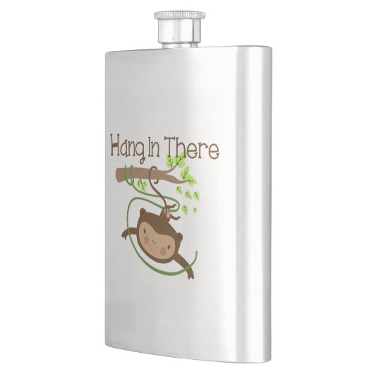 De aap hangt daar in flacon (Links)