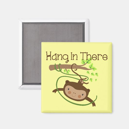 De aap hangt daar in magneet (Voorkant / Achterkant)