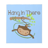 De aap hangt daar in notitieblok (Voorkant)