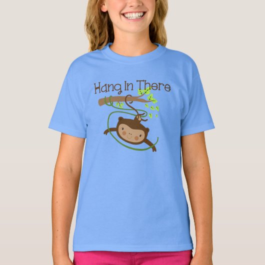 De aap hangt daar in t-shirt (Voorkant)