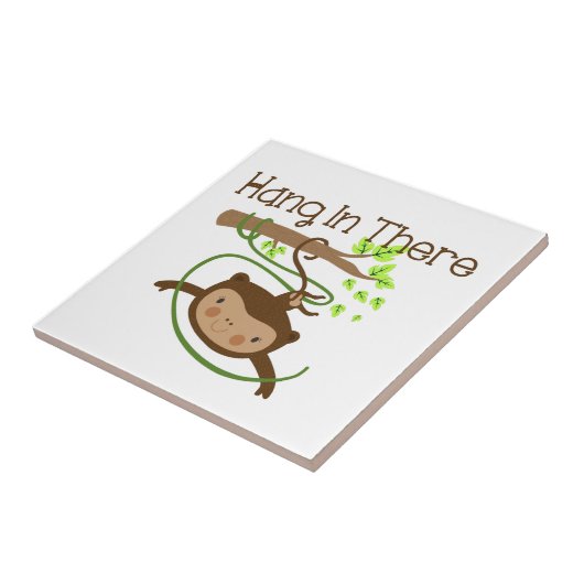 De aap hangt daar in tegeltje (Zijkant)