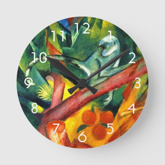 De aap ronde klok (Voorkant)