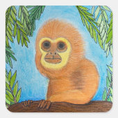 "De Aap" Sticker (Voorkant)