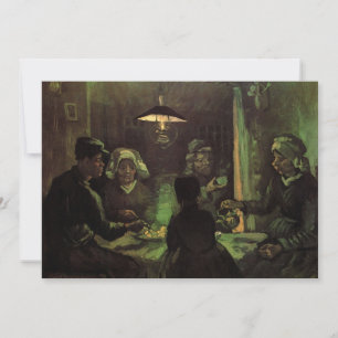 De aardappel Eaters door Vincent van Gogh Kaart