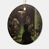 De aardappel Eaters door Vincent van Gogh Keramisch Ornament (Links)