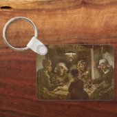De aardappel Eaters door Vincent van Gogh Sleutelhanger (Achterkant)