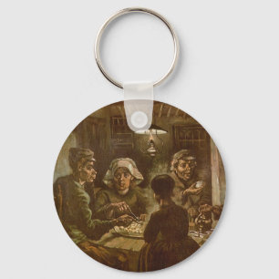 De aardappel Eaters door Vincent van Gogh Sleutelhanger