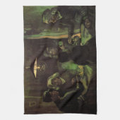 De aardappel Eaters door Vincent van Gogh Theedoek (Verticaal)