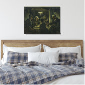 De aardappel Eaters van Vincent Van Gogh Canvas Afdruk (Insitu (Slaapkamer))