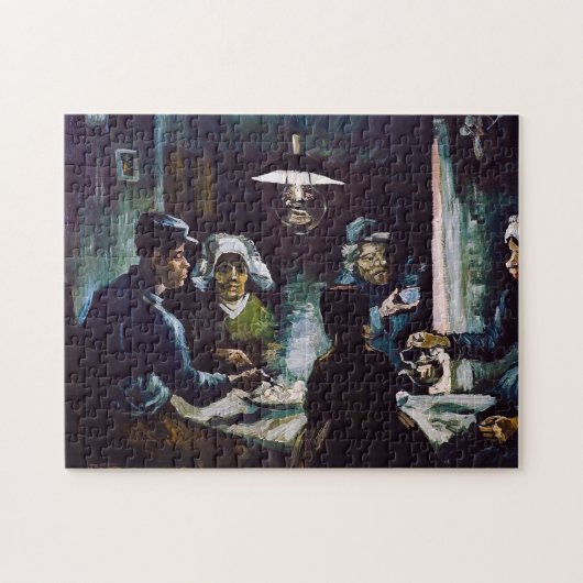 De aardappel Eaters van Vincent Van Gogh Legpuzzel (Horizontaal)