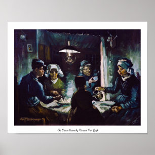 De aardappel Eaters van Vincent Van Gogh Poster