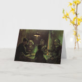 De Aardappel Eters door Vincent van Gogh Kaart (Gele Bloem)