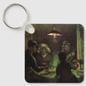 De Aardappel Eters door Vincent van Gogh Sleutelhanger (Voorkant)