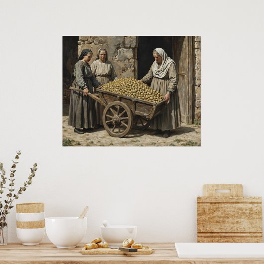 De Aardappel  Poster (Keuken)
