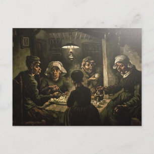 De Aardappeleters door Vincent Van Gogh Briefkaart