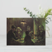 De Aardappeleters door Vincent van Gogh Kaart (Staand voorkant)