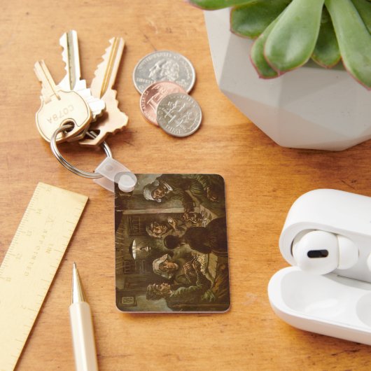 De Aardappeleters door Vincent van Gogh Sleutelhanger (Bureau)