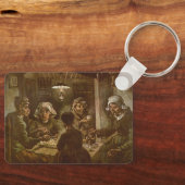 De Aardappeleters door Vincent van Gogh Sleutelhanger (Voorkant)