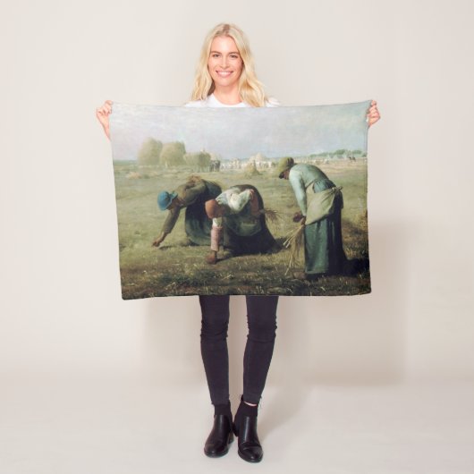 De Aardappeleters, Jean-Francois Millet, 1857 Fleece Deken (In situ)