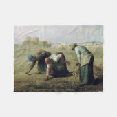 De Aardappeleters, Jean-Francois Millet, 1857 Fleece Deken (Voorkant (Horizontaal))
