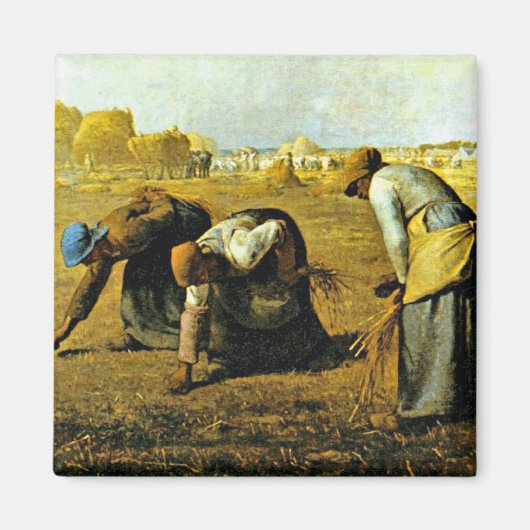 De Aardappeleters - Jean-Francois Millet Magneet (Voorkant)