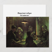 De Aardappeleters van Vincent van Gogh Kaart (Voorkant / Achterkant)