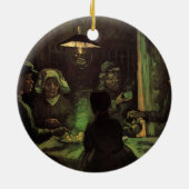 De Aardappeleters van Vincent van Gogh Keramisch Ornament (Achterkant)