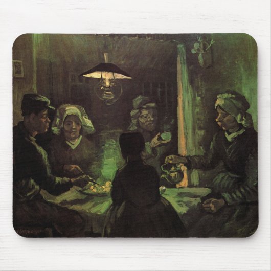 De Aardappeleters van Vincent van Gogh Muismat (Voorkant)