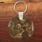 De Aardappeleters van Vincent van Gogh Sleutelhanger (Voorkant)