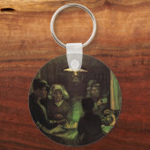 De Aardappeleters van Vincent van Gogh Sleutelhanger (Voorkant)